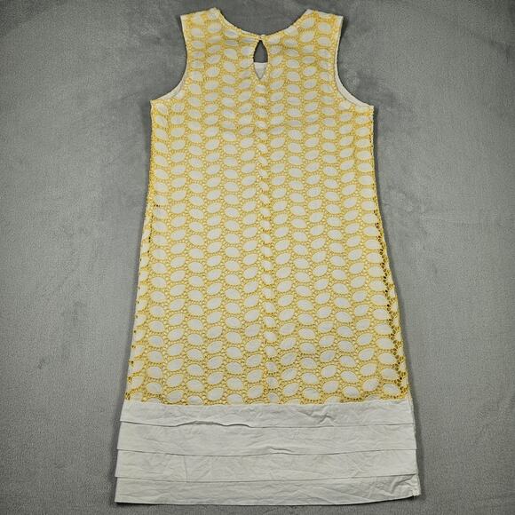 Theodora Sundress Womens XS Handmade Claudia Yellow Quiet Lux Made in Italy - Picture 8 of 14